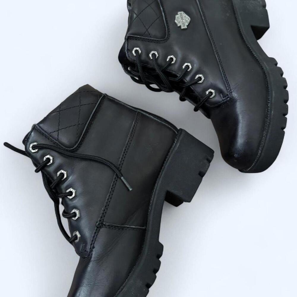 Harley Davidson Women's Black Boot - Picture 4 of 5